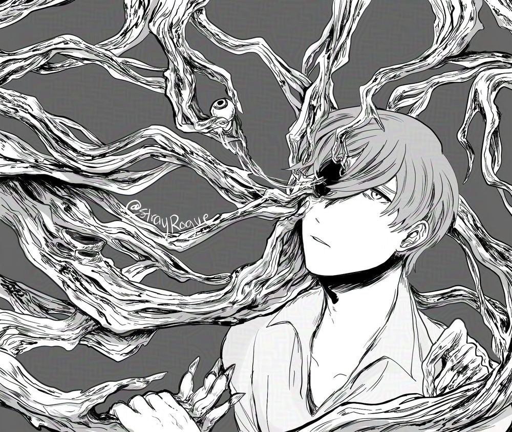 Character gets his eye removed by a supernatural being