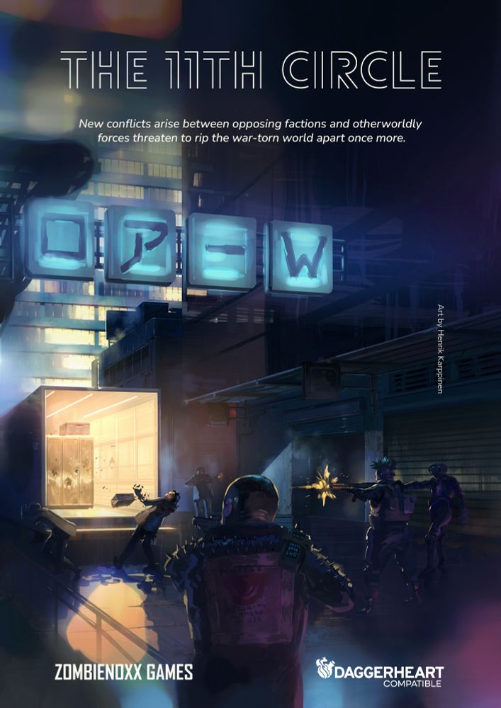 Cover for the 11th Circle campaign frame. 