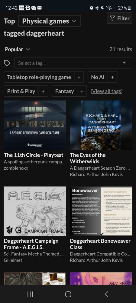 Screenshot of https://itch.io/physical-games/tag-daggerheart