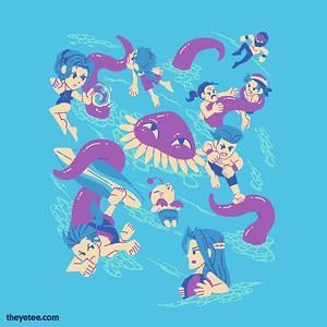 Ultros from Final Fantasy VI is fuckin up da pool party
