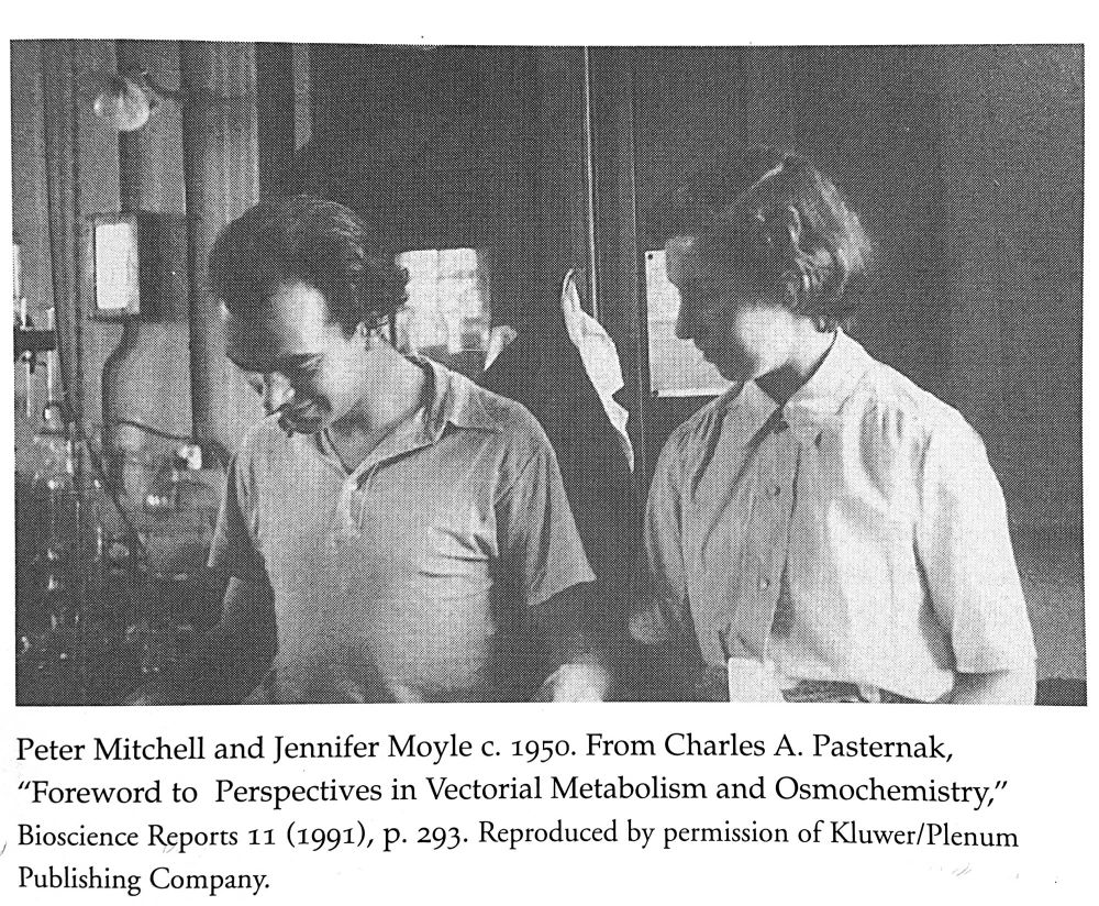 Photo from a book of Dr. Peter Mitchell & Dr. Jennifer Moyle.
