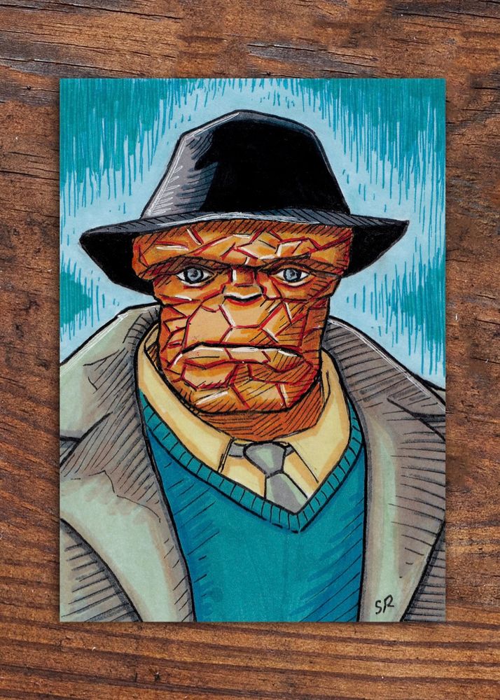 The Thing from Fantastic Four in his disguise.