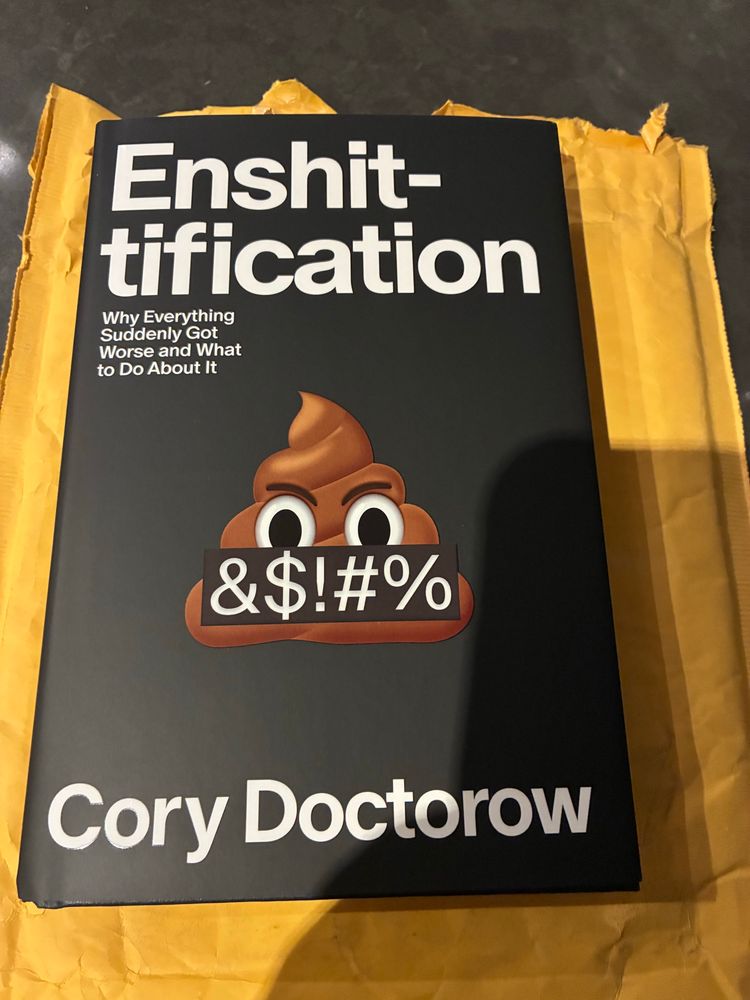 Copy of book by Cory Doctorow