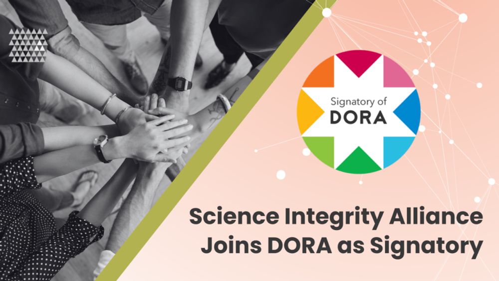 Science Integrity Alliance Joins DORA as Signatory