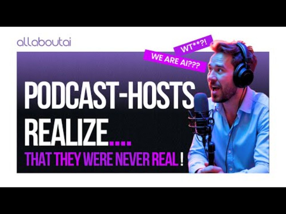 Podcast hosts react to finding out that THEY WERE NEVER REAL | NotebookLM