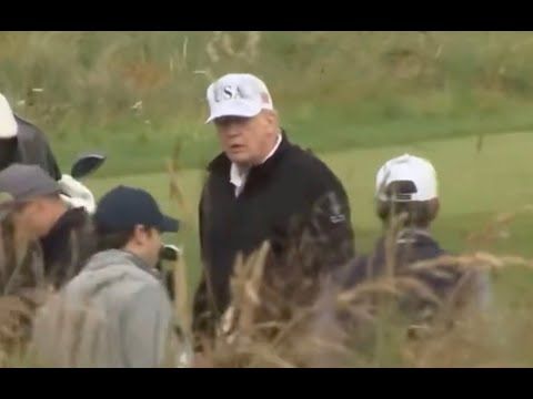 Trump confronted on Epstein by Scottish press, INSTANTLY humiliates himself
