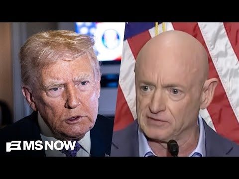 'Trump is trying to silence me': Sen. Mark Kelly speaks out about Trump and Hegseth's threats