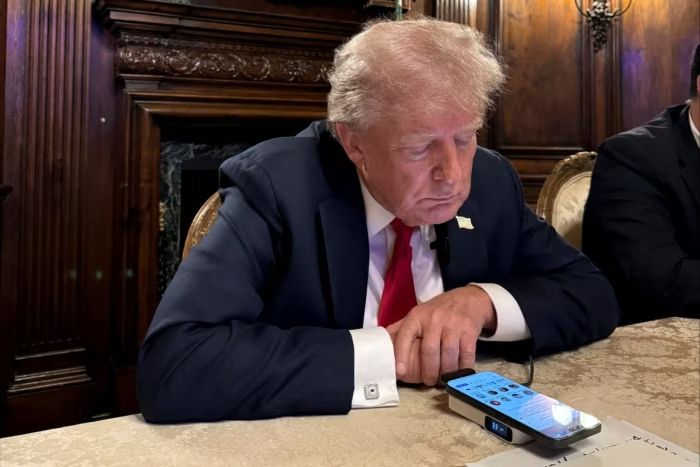 After months of referring to tariffs as "a beautiful tax on foreign countries", and today enacting 25% tariffs on Canada, President Trump decided to finally learn how exactly they work. 