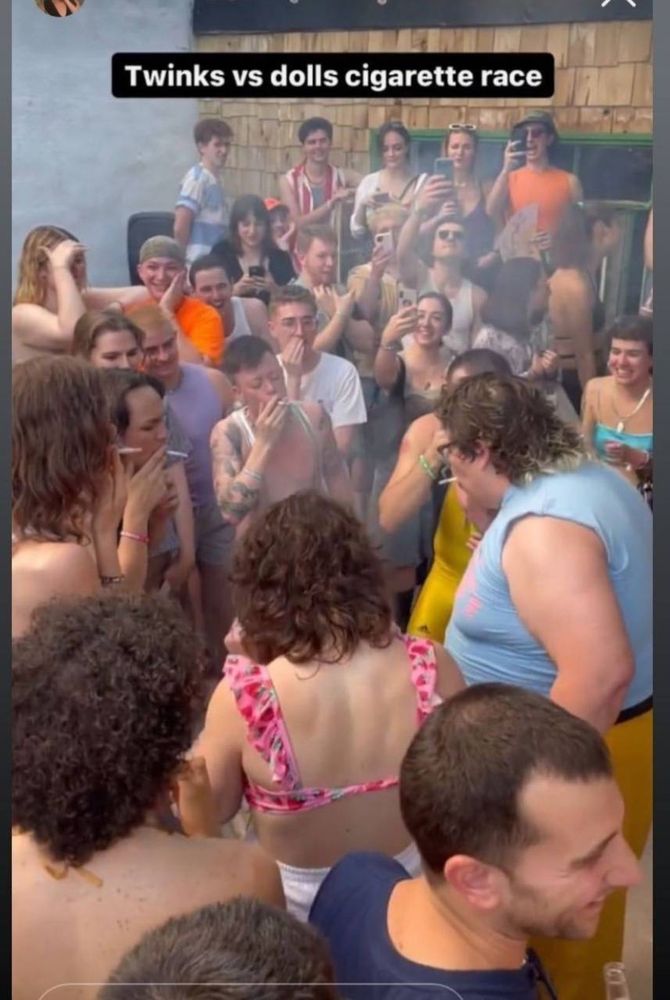 twinks vs dolls cigarette race