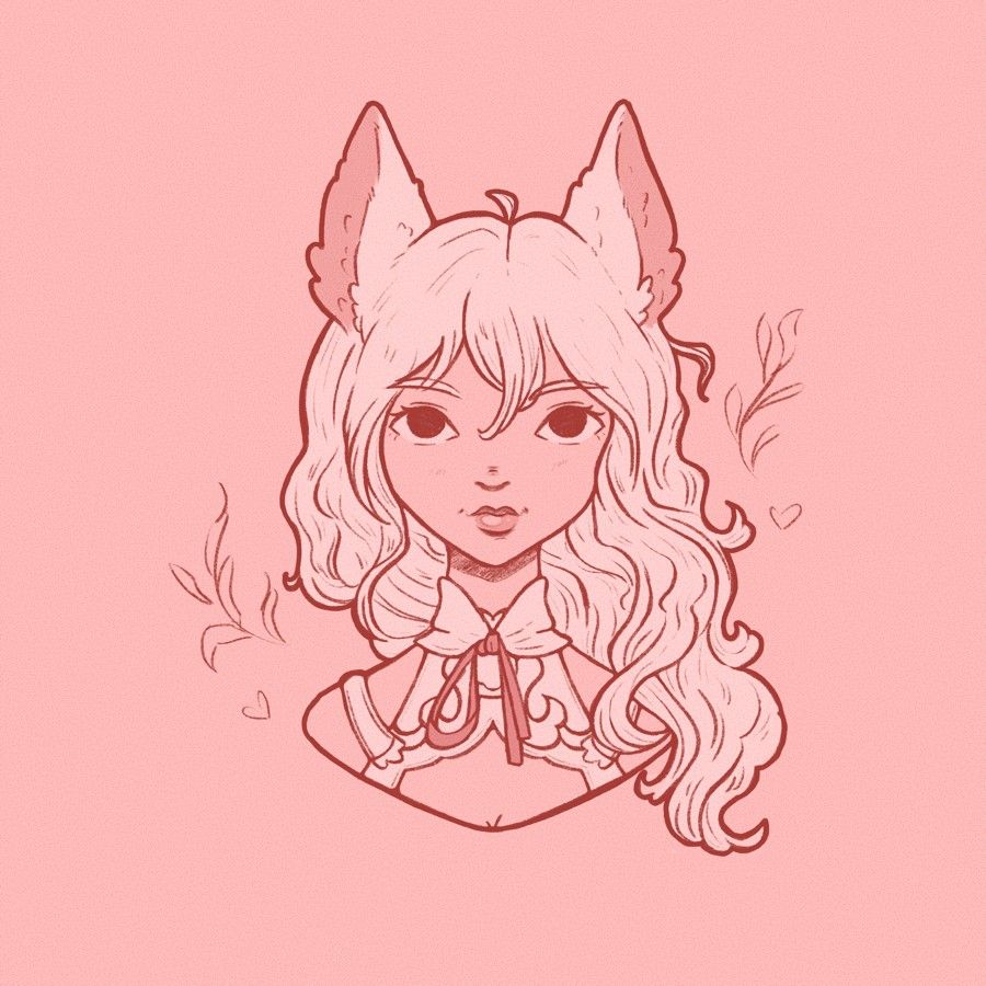 Fox girl from Honkai Star Rail with her long hair drawn over one shoulder and a little ribbon tieing her clothing at the collar