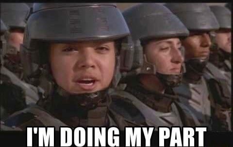 im doing my part photo