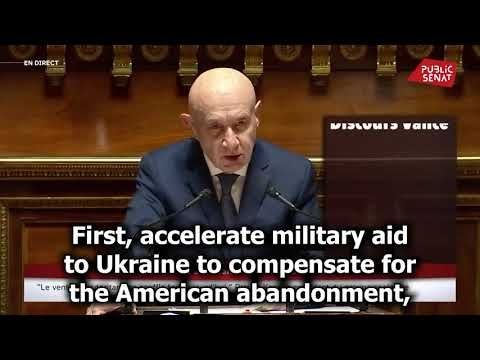 Speech againt Trump, by french senator, Claude Malhuret. ( English subtitles )