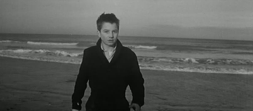Jean-Pierre Leaud in the last shot of THE 400 BLOWS