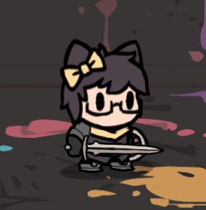 a rough sketch of JoCat in Castle Crashers