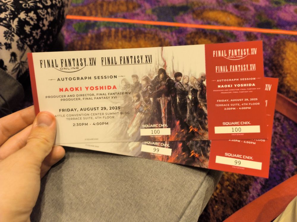 Ticket number 99 and 100