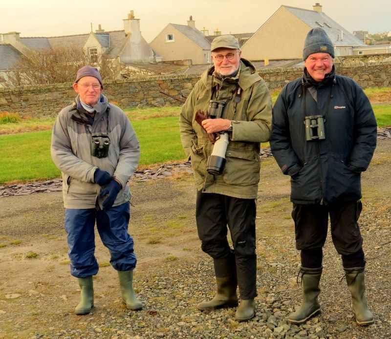 With friends David Clugton  & Angus Hogg on Lewis