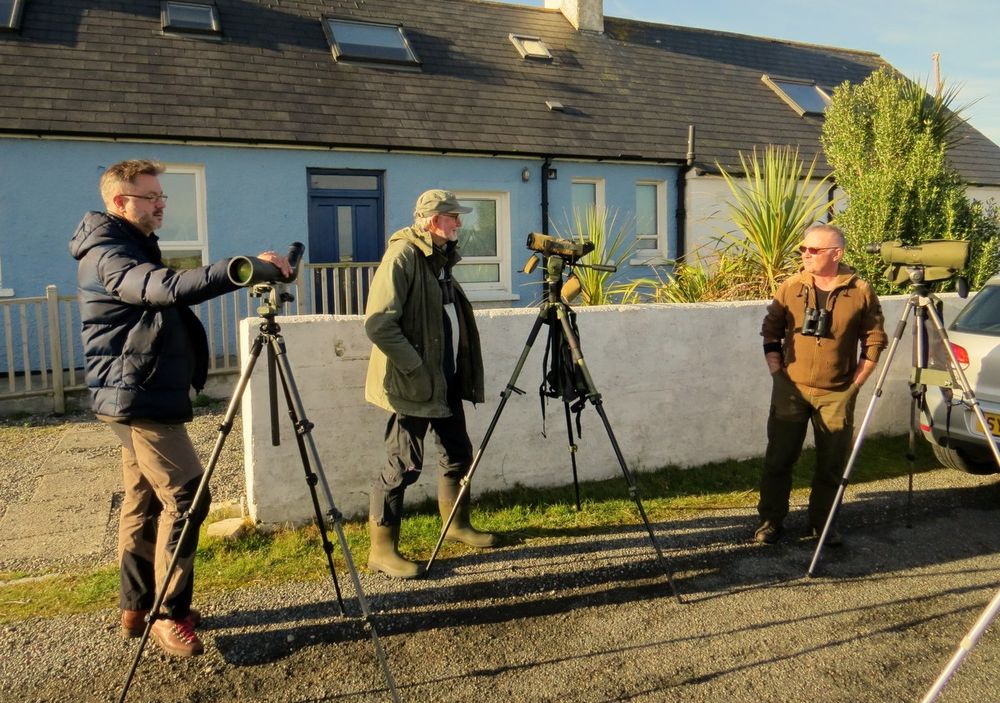 Birding with friends Martin Scott & Andy Williams