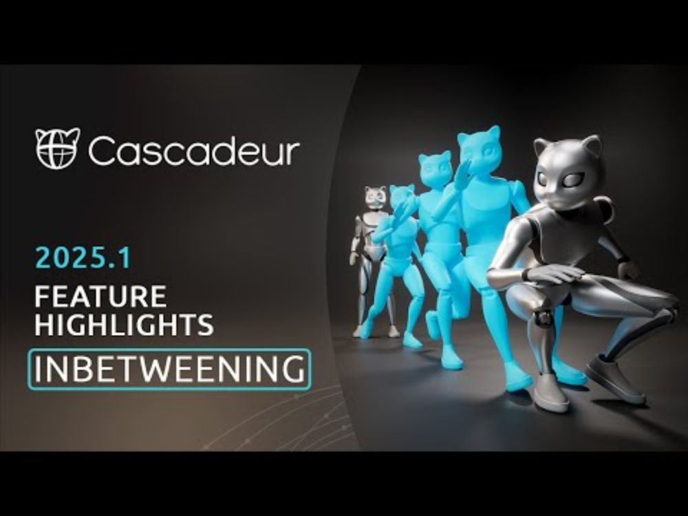 Inbetweening | Cascadeur 2025.1 Feature Highlights