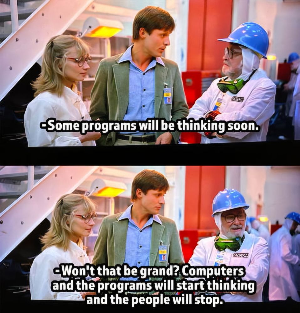 A scene from the movie Tron