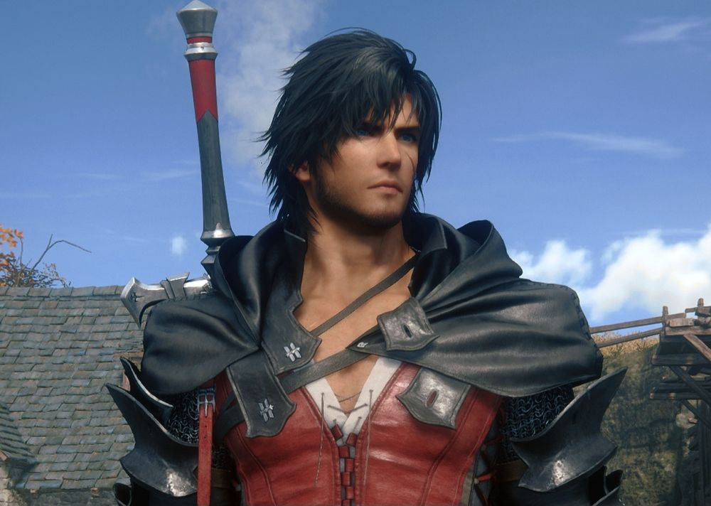 Clive Rosfield, lead protagonist of Final Fantasy XVI.

He also happens to also have a large chest. That's the joke.