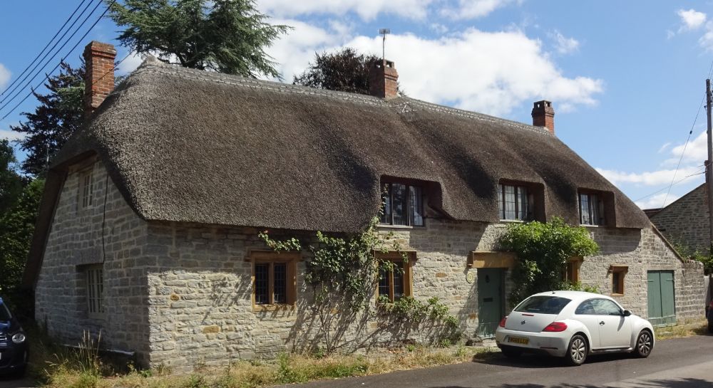 Attractive thatched dwelling.