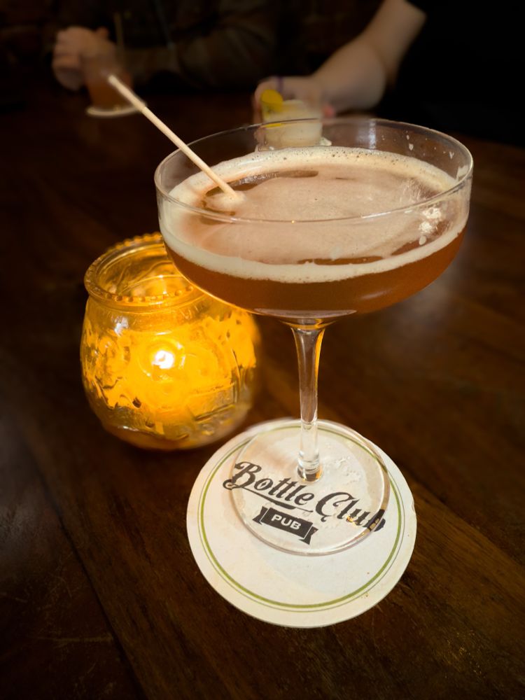 Monterey cocktail at the Bottle Club Pub in San Francisco, CA. 