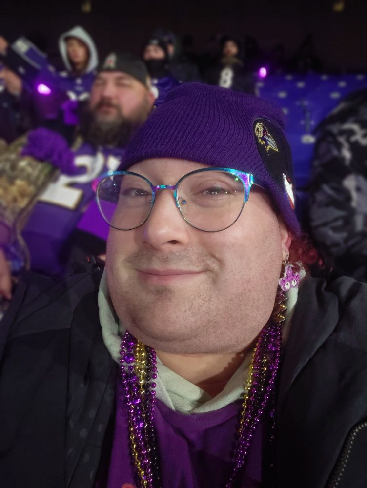 A selfie of me at m&t Bank stadium for Cincinnati Bengals at Baltimore Ravens