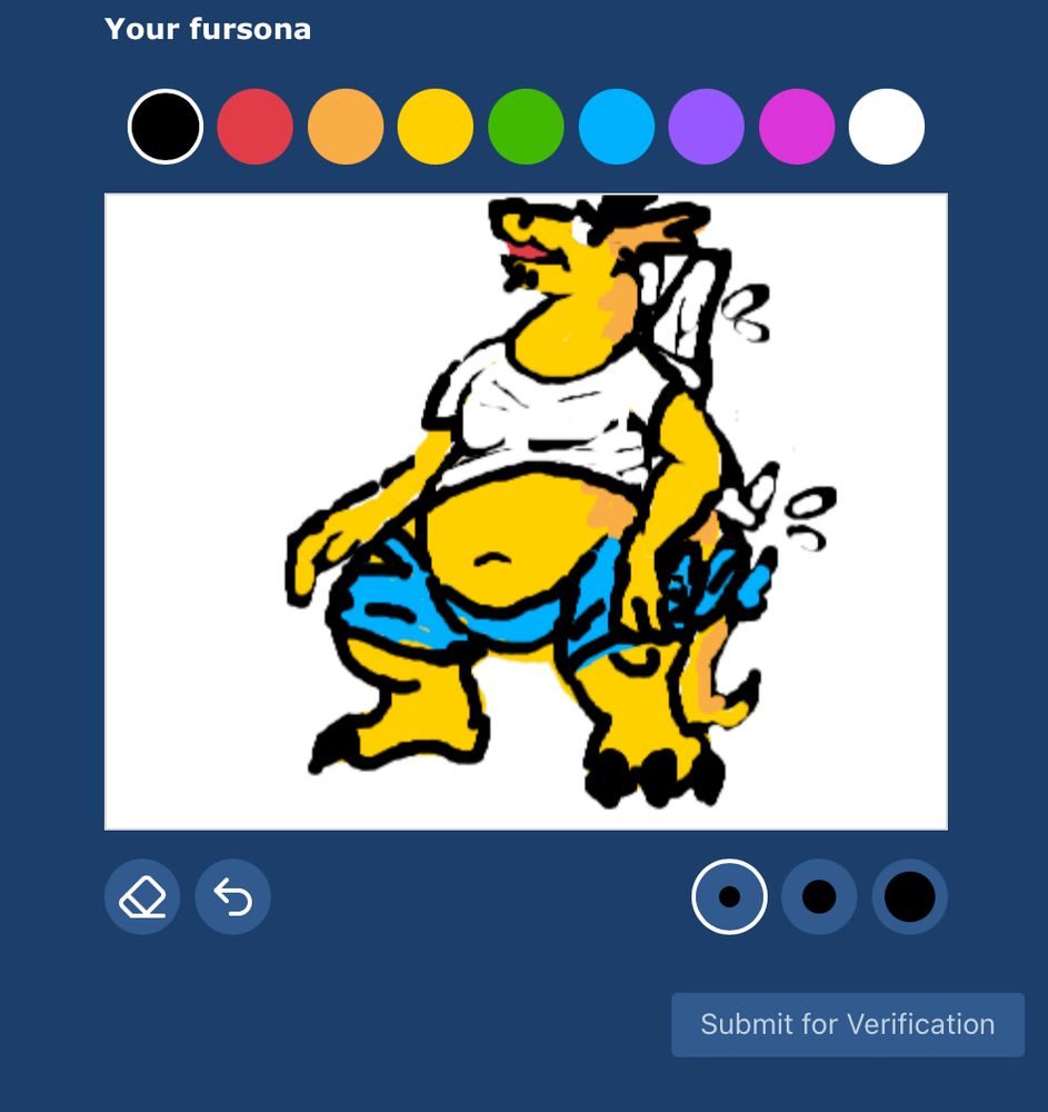 a crude drawing of a chubby man transforming into a chubby dragon