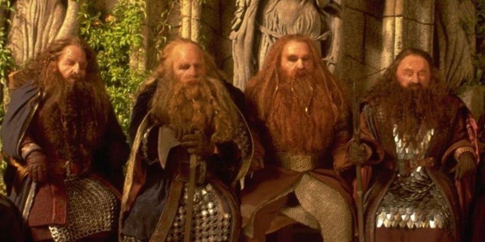 Dwarves from lord of the rings