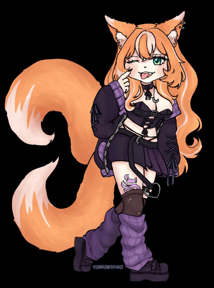 Chibi art of @/Maplechicken