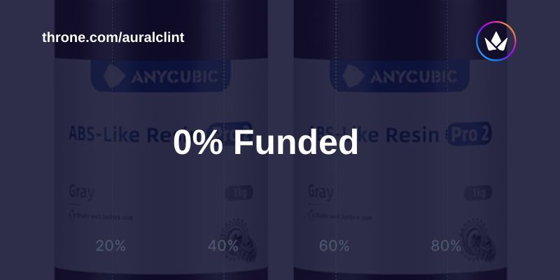 Contribute to Aural Clint's ANYCUBIC ABS-Like Resin P...