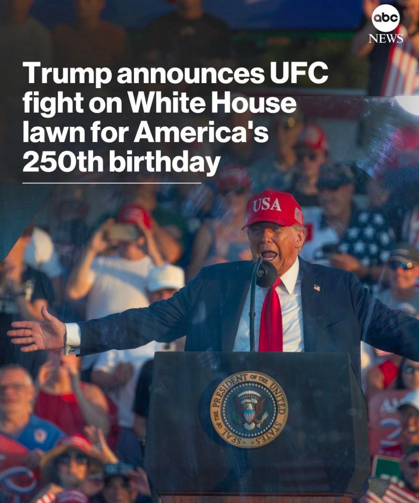 Trump announces UFC fight on White House lawn for America’s 250th birthday 