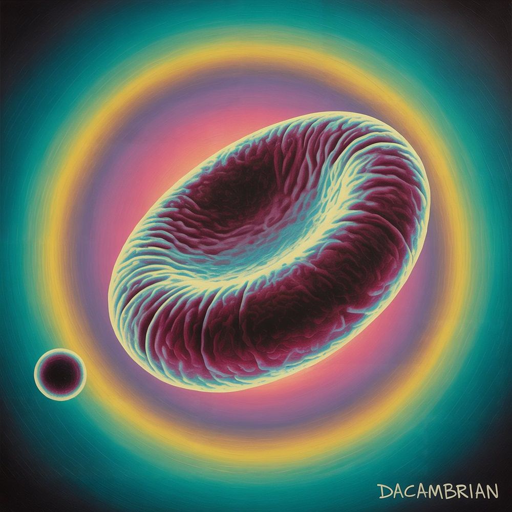 An illustration of a blood cell