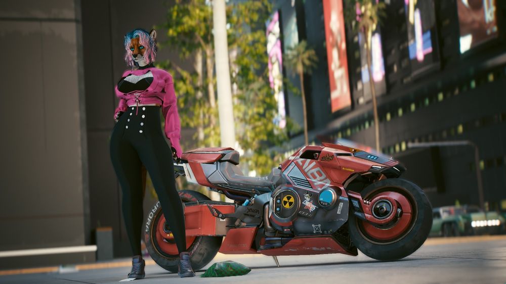 Screenshot from the game Cyberpunk 2077.