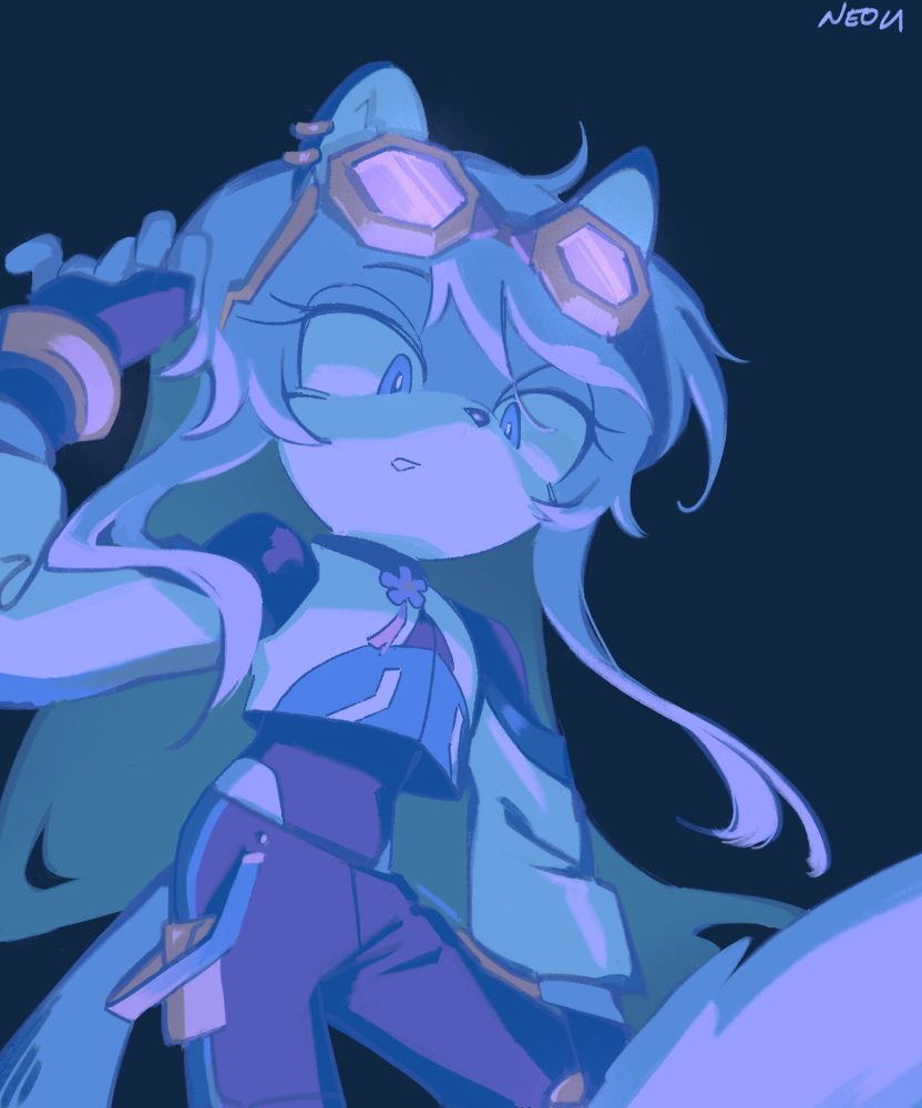 Illustration of an original character belonging to staralign_. This was drawn as part of a secret santa event held by bulletstations on discord.