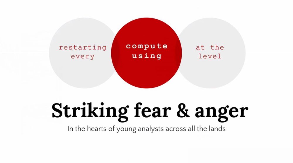Slide from presentation about Tableau table calculations, showing the core table calculation settings, with the caption: striking fear and anger in the hearts of young analysts across all the lands.