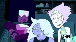 The Crystal Gems of Steven Universe reveal their tiredness with tousled hair, bags under their eyes, and a hint of drool. 