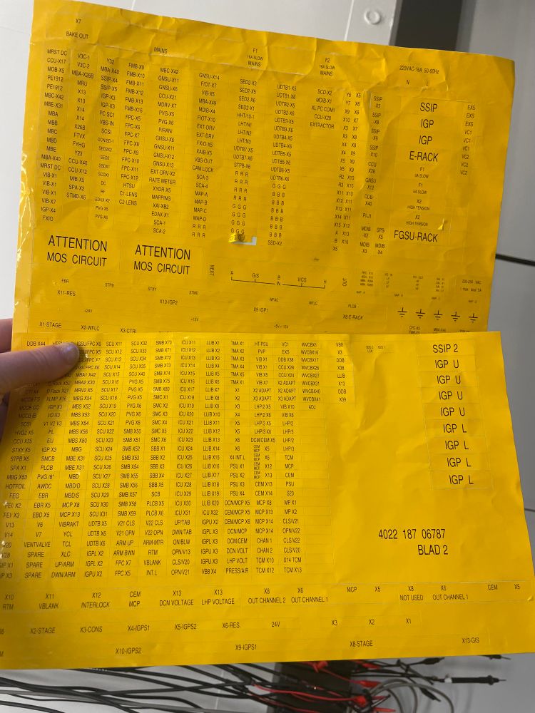 Yellow and black sticker sheet