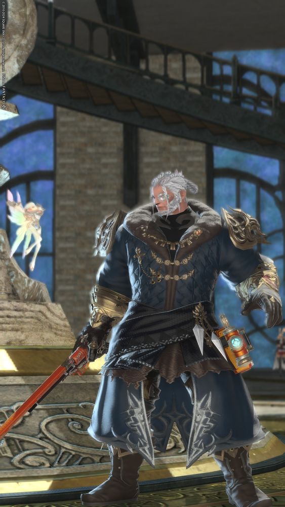 FF14 ルガディン♂機工士 クリスタリウムエーテライト前