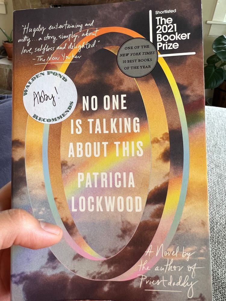A copy of No One is Talking About This