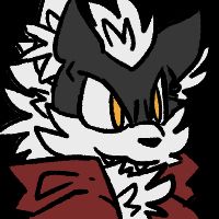 A digital drawing of Checkers the Jackal from the shoulders up. They wear a hooded red jacket.