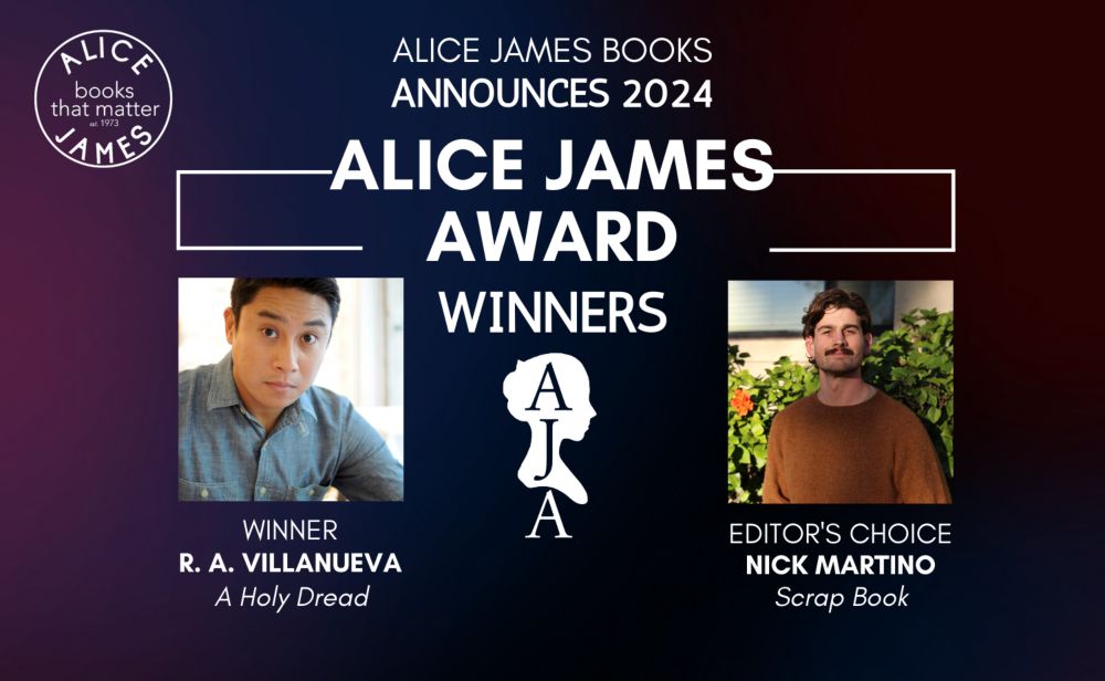 2024 Alice James Award Winners Announced — Alice James Books