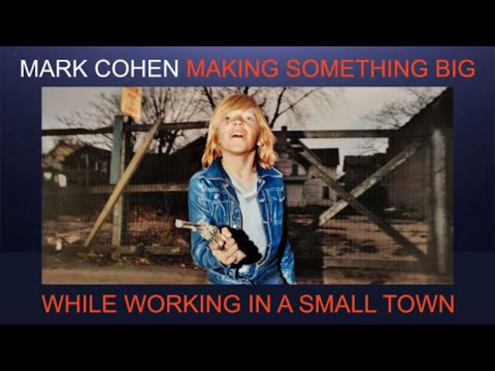 Mark Cohen - Beneath the aggressive style lies a perceptive artist