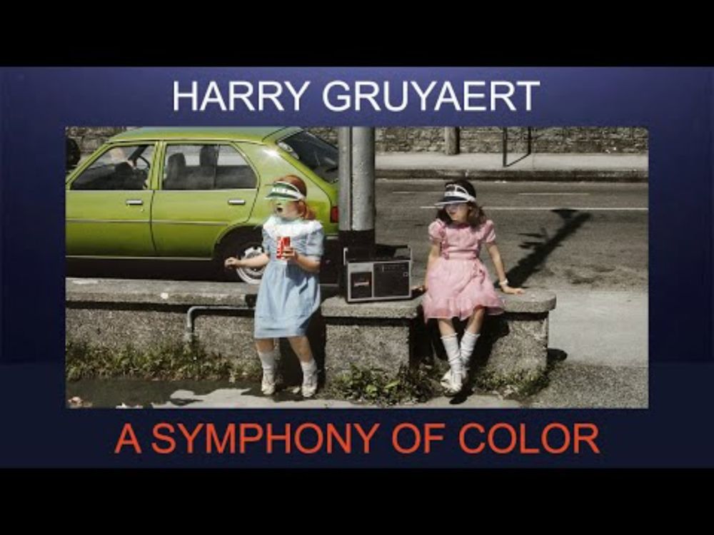 Harry Gruyaert finds symmetry through colour
