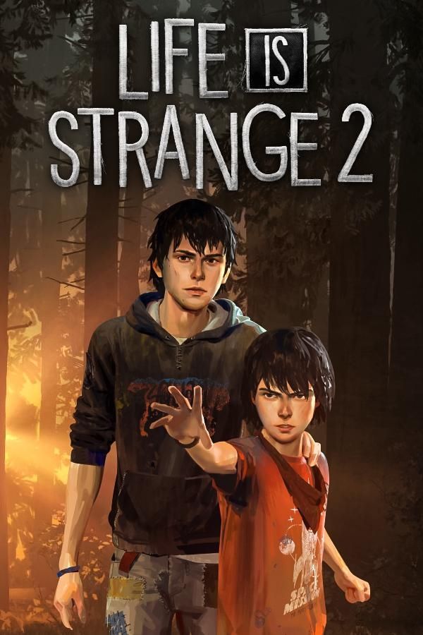 Jaquette de Life is Strange 2 avec les personnages de Sean et Daniel.
