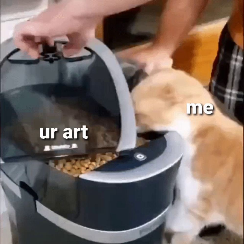 Eating Art I Love Your Art GIF