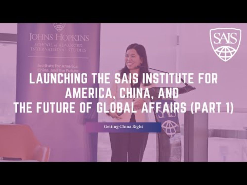 Launching the SAIS Institute for America, China, and the Future of Global Affairs (Part 1)