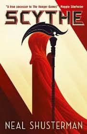 Front cover of Scythe by Neal Shusterman, 2016