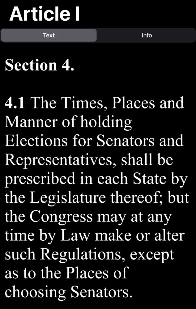 Article 1, section 4 of the US Constitution setting out how the States, overseen by Congress manage elections. The President has no role in them. 