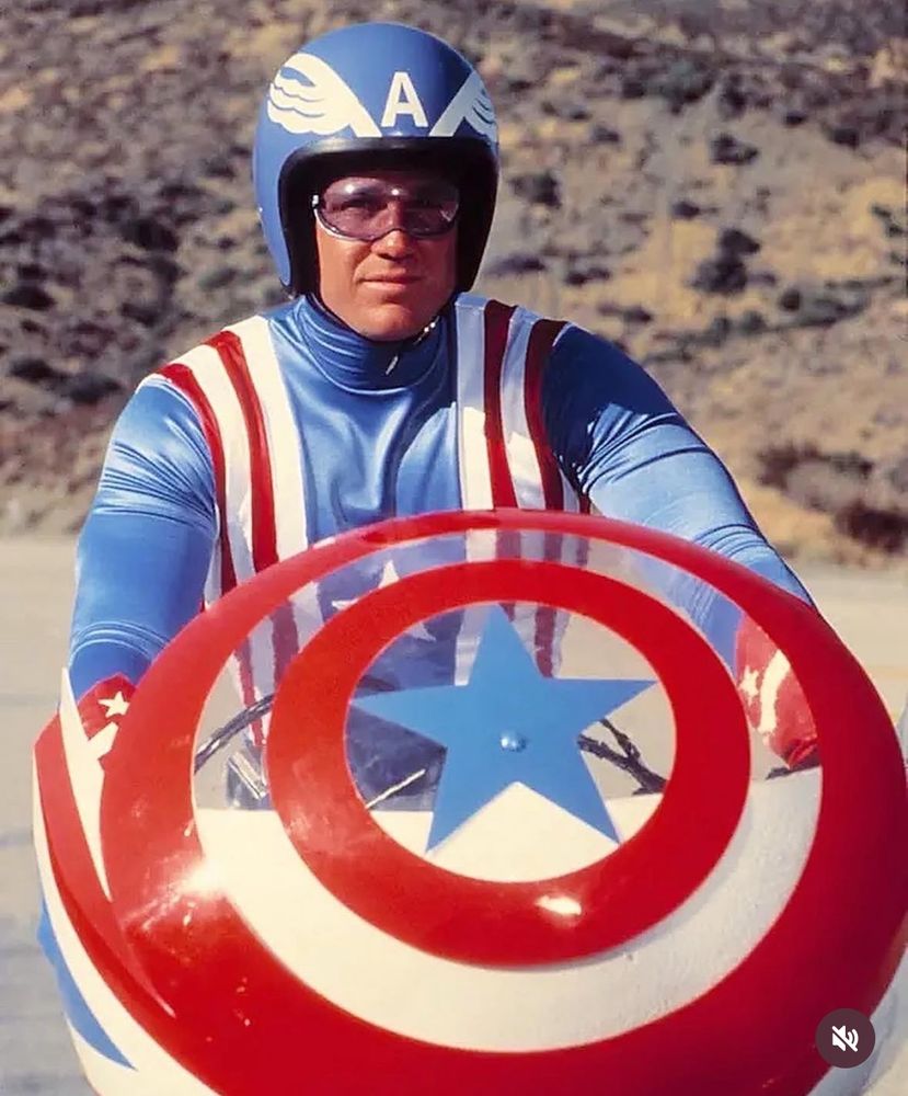 Reb Brown as Captain America, 1970s.